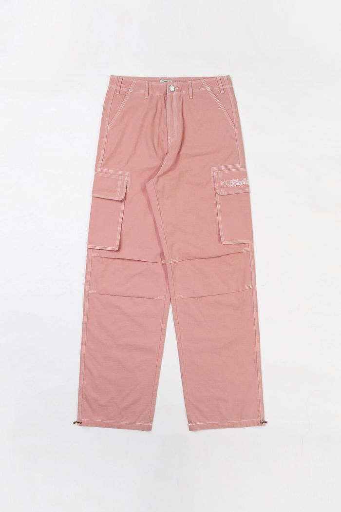  WKSP 2way cargo pants - Salmon