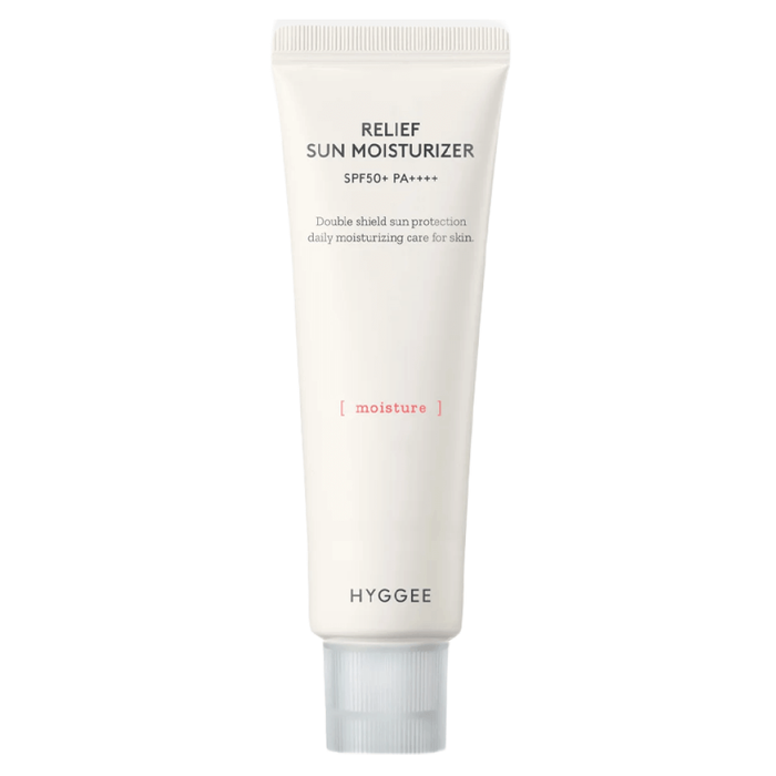 HYGGEE Relief Sun Moisturizer Чийгшүүлэгчтэй нарны тос