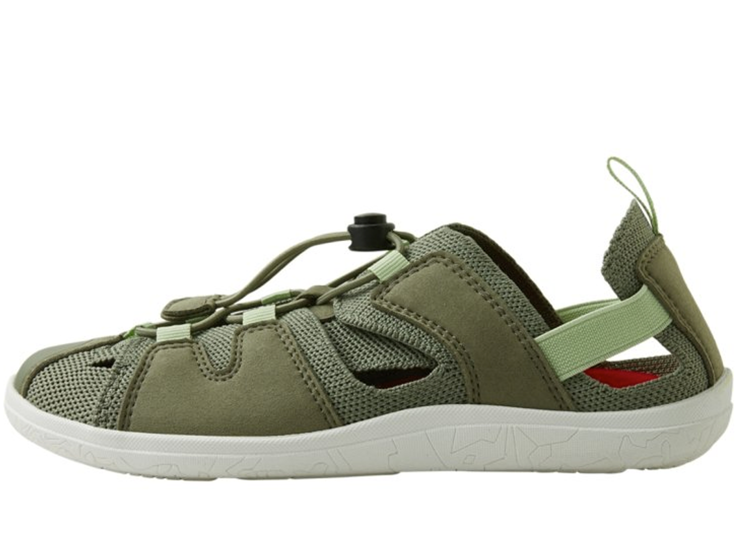 Barefoot sandals, Valoa, Greyish green