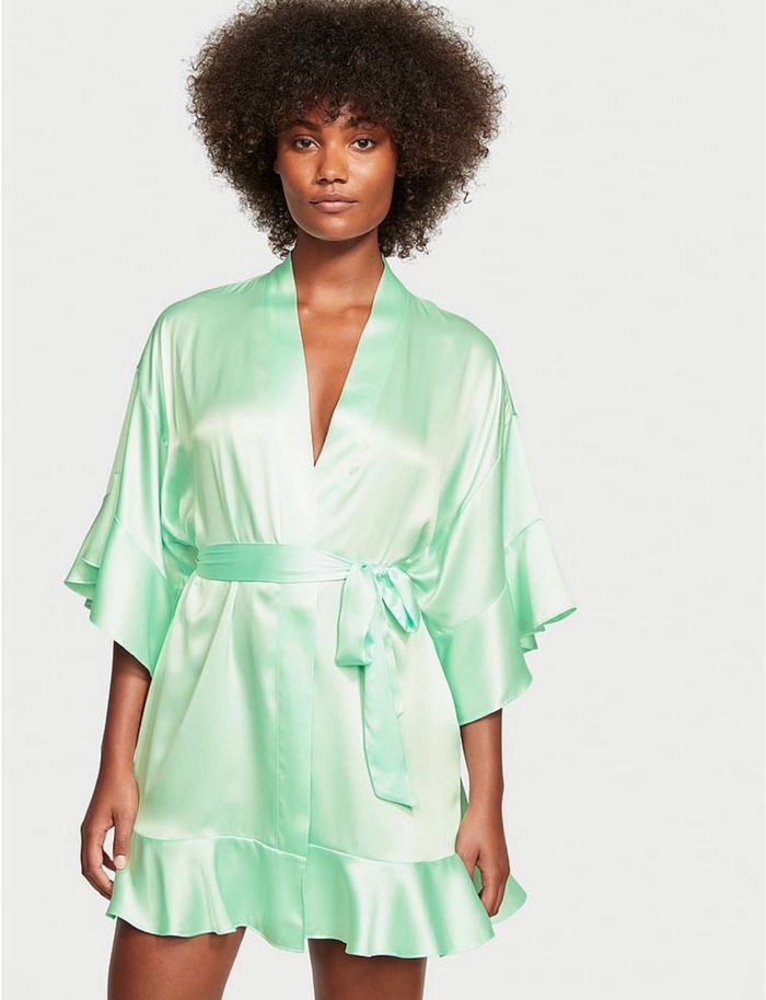 Satin Midi Robe
