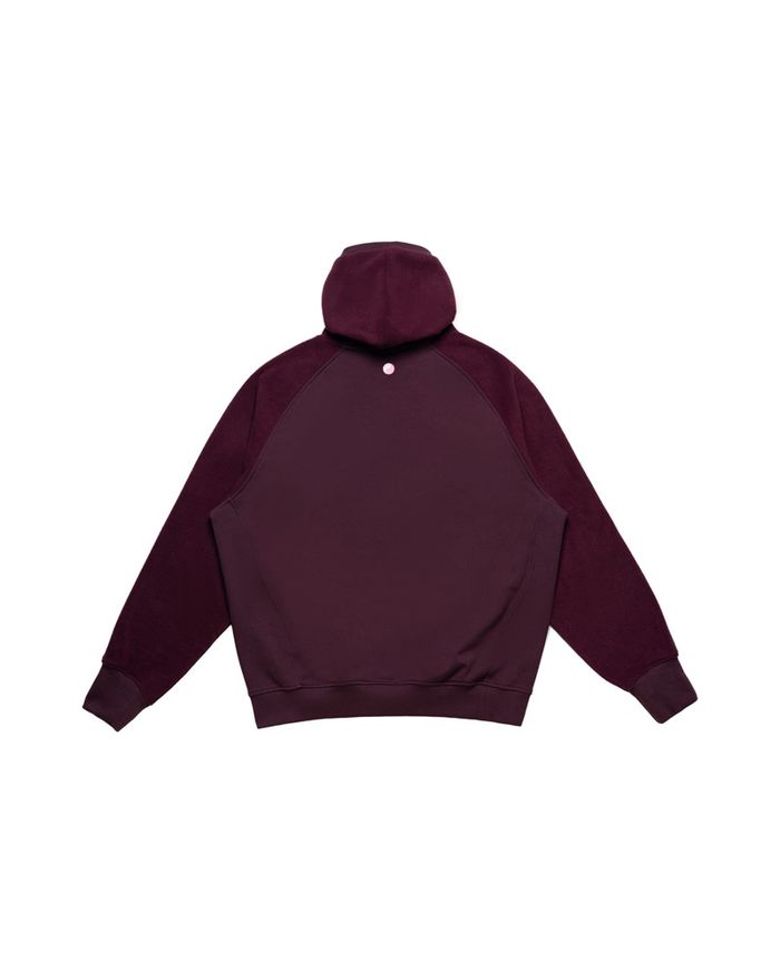 Fleece/C Hoodie Deep Burgundy