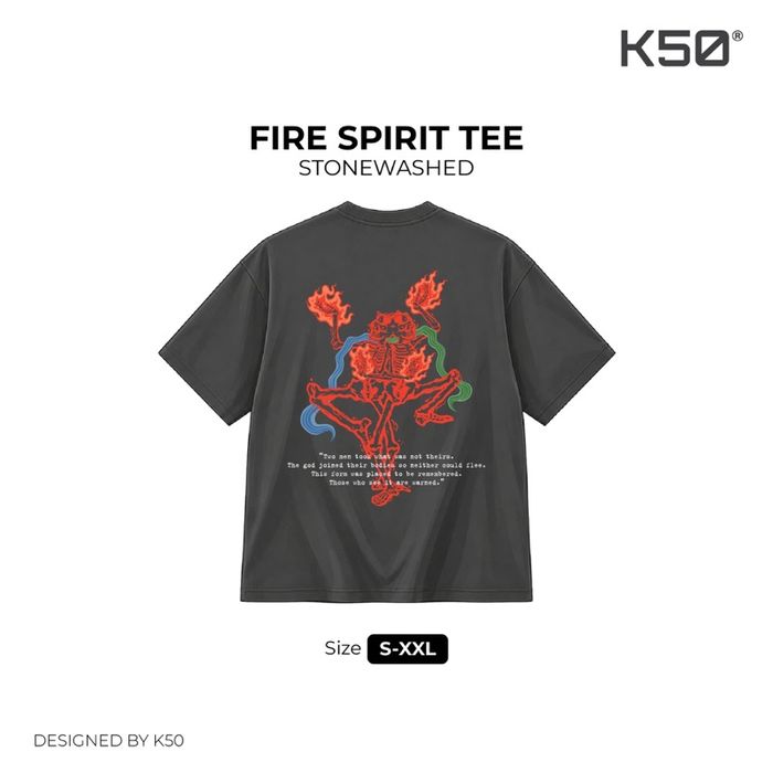 Fire Spirit Tee / Stone Washed 