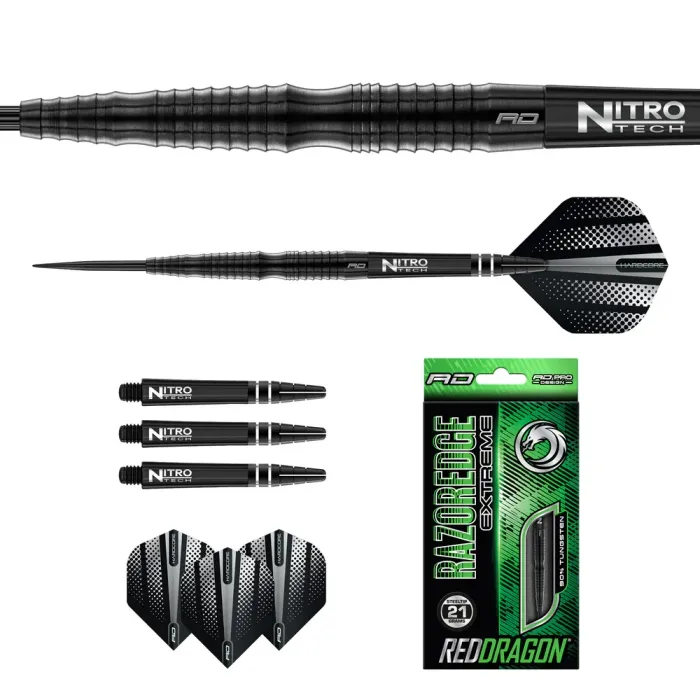 RED DRAGON RAZOR EDGE EXTREME 90% Tungsten Steel Tip