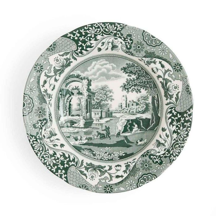Spode Heritage Green Italian Rimmed Soup Bowl 23cm