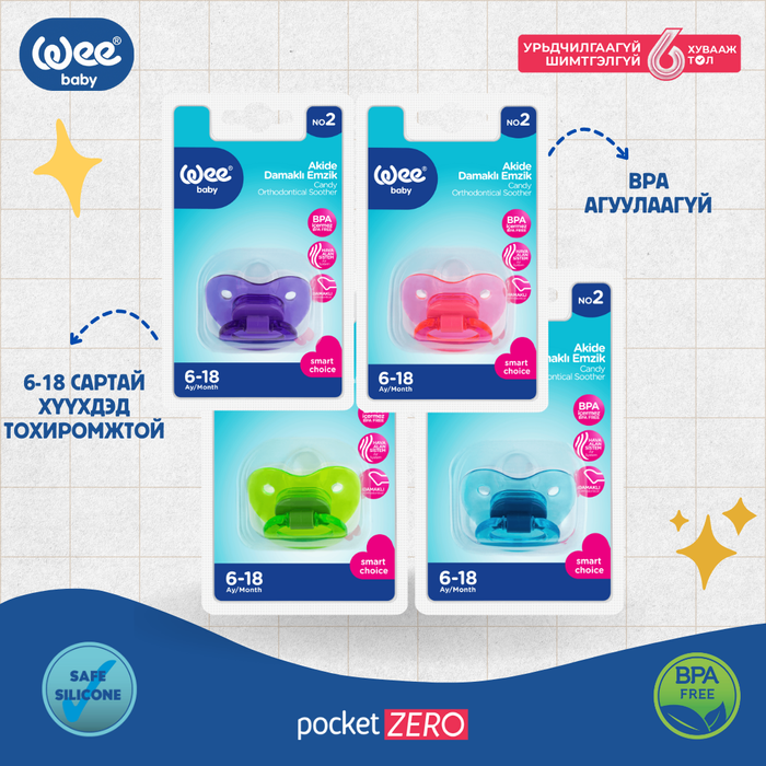 Соска Candy Body 6-18 сар