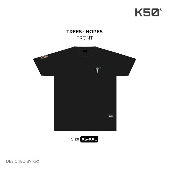 Trees & Hopes T-Shirt / FW25 Black