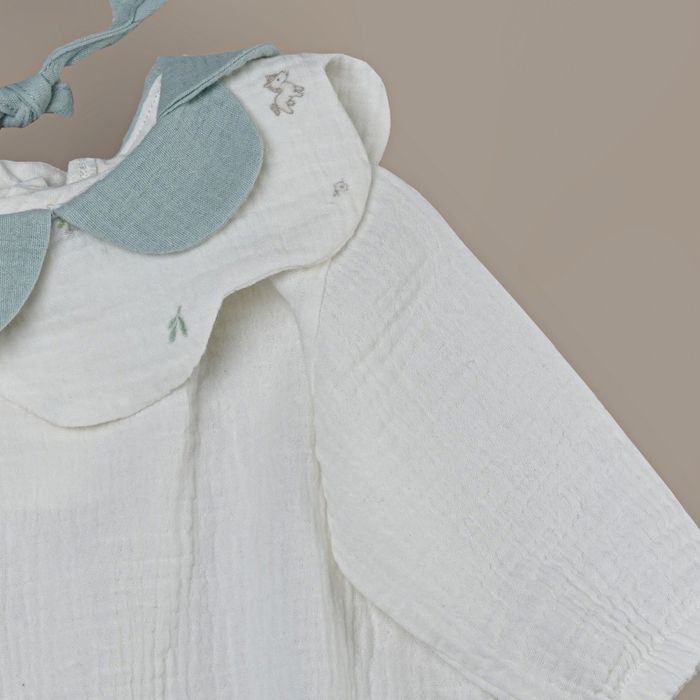 Муслин гринкел 3 хос-Цагаан-Морьтой загвар