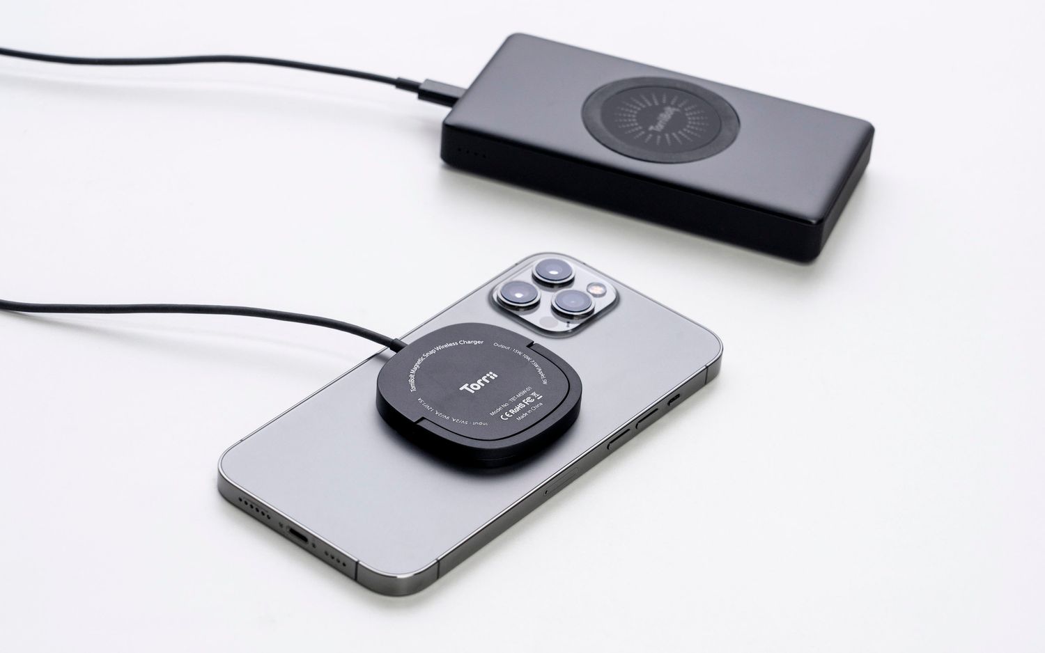 TorriiBolt Magnetic Snap Wireless Charge