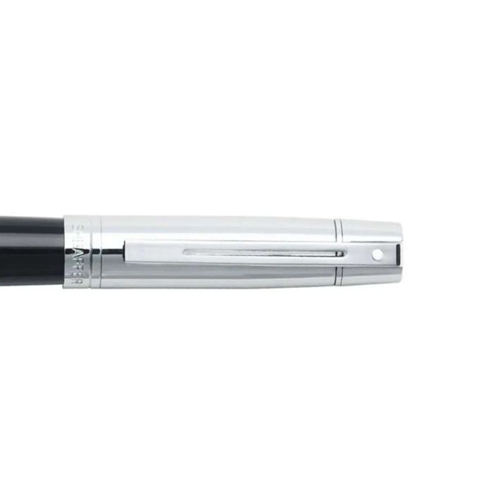 Sheaffer® 300 Glossy Black Barrel and Bright Chrome Cap Rollerball Pen 