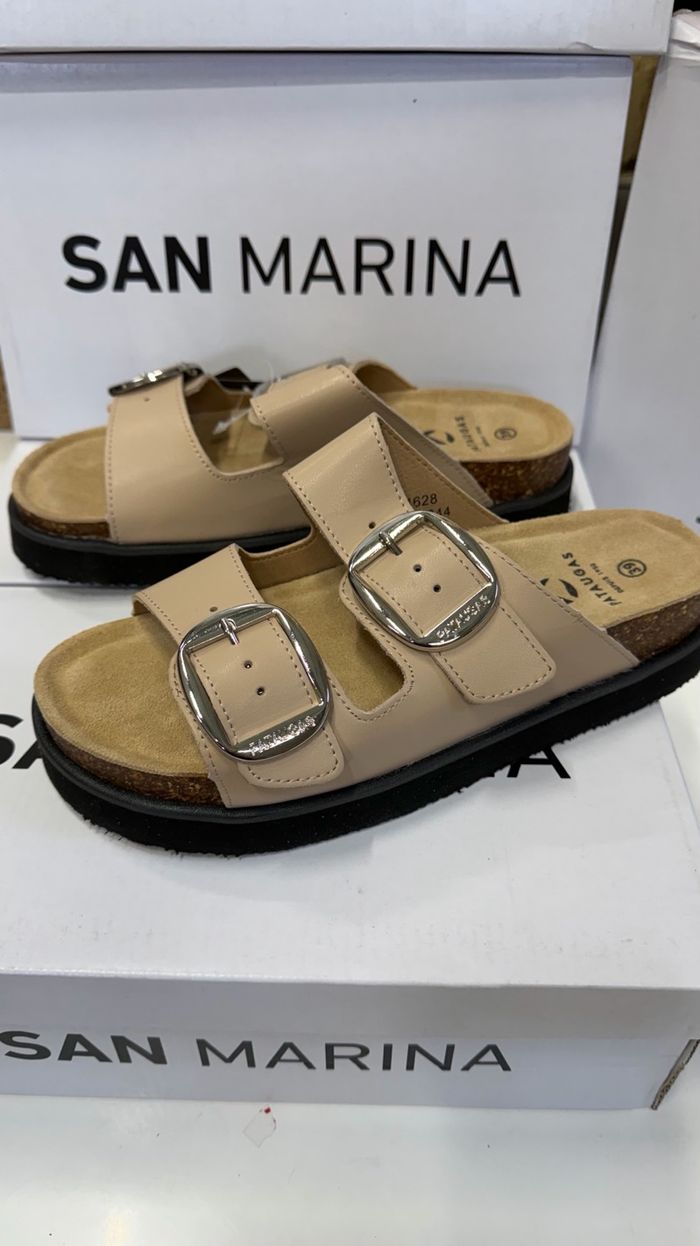 Pataugas leather beige