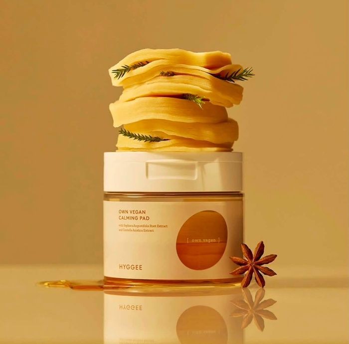 HYGGEE Own Vegan Calming Pad Тайвшруулах чийгшүүлэх тонер пад