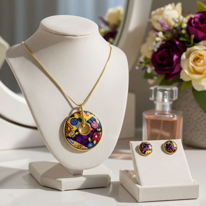 Мада хүзүүний зүүлт & ээмэг