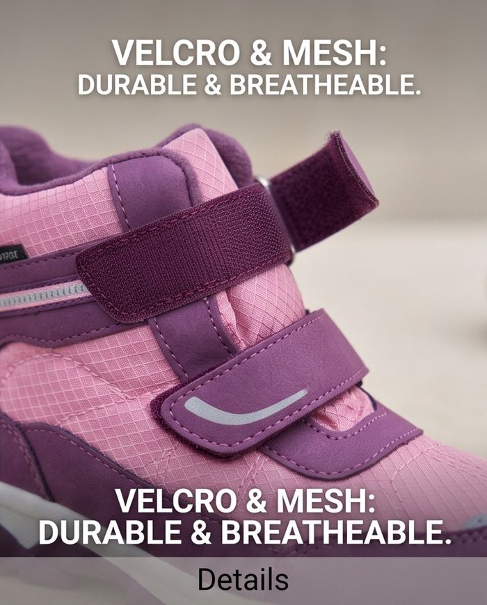 Snowboot pink purple 