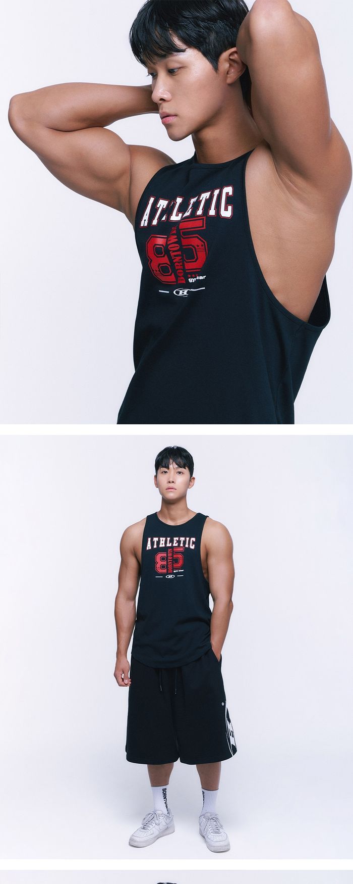 ATHLETIC 85 NEW FIT SLEEVELESS [BLACK][2]