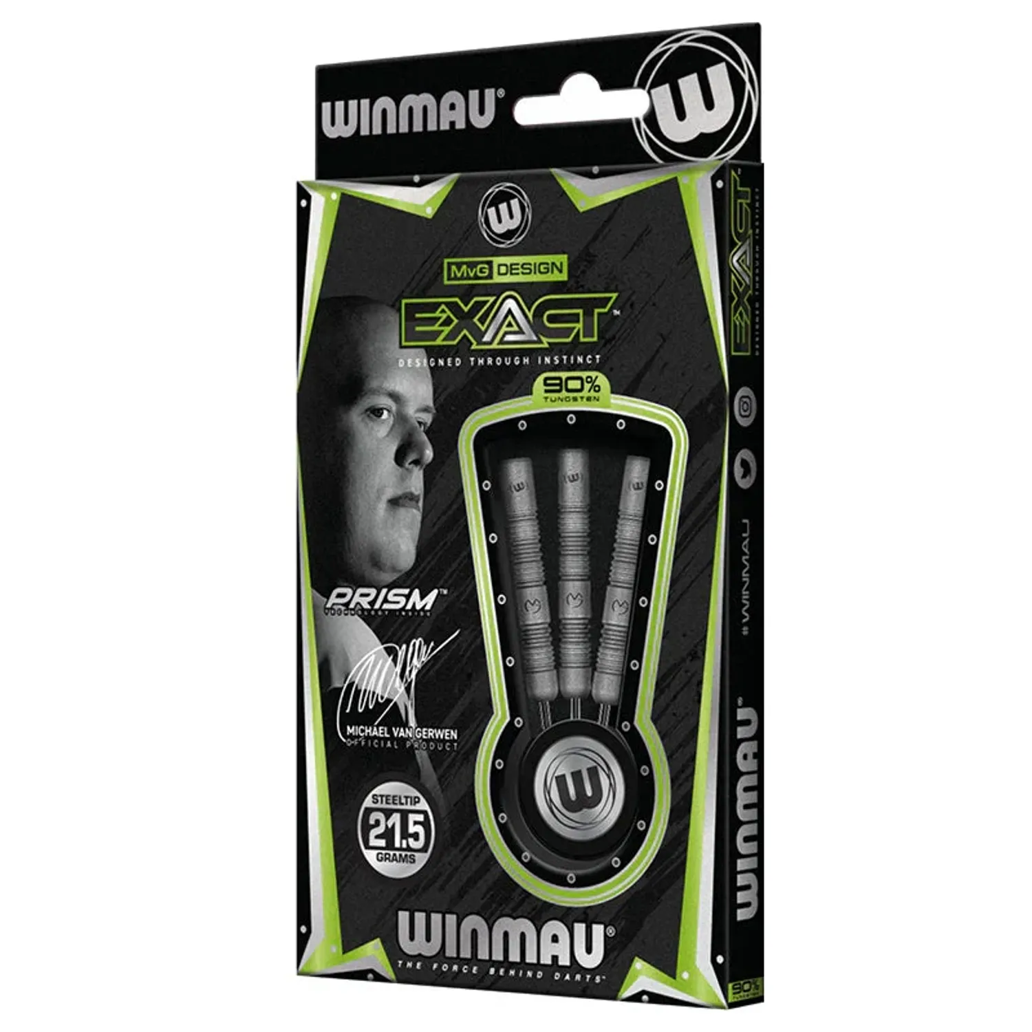 Winmau MVG EXACT Tungsten 90% Steel Tip