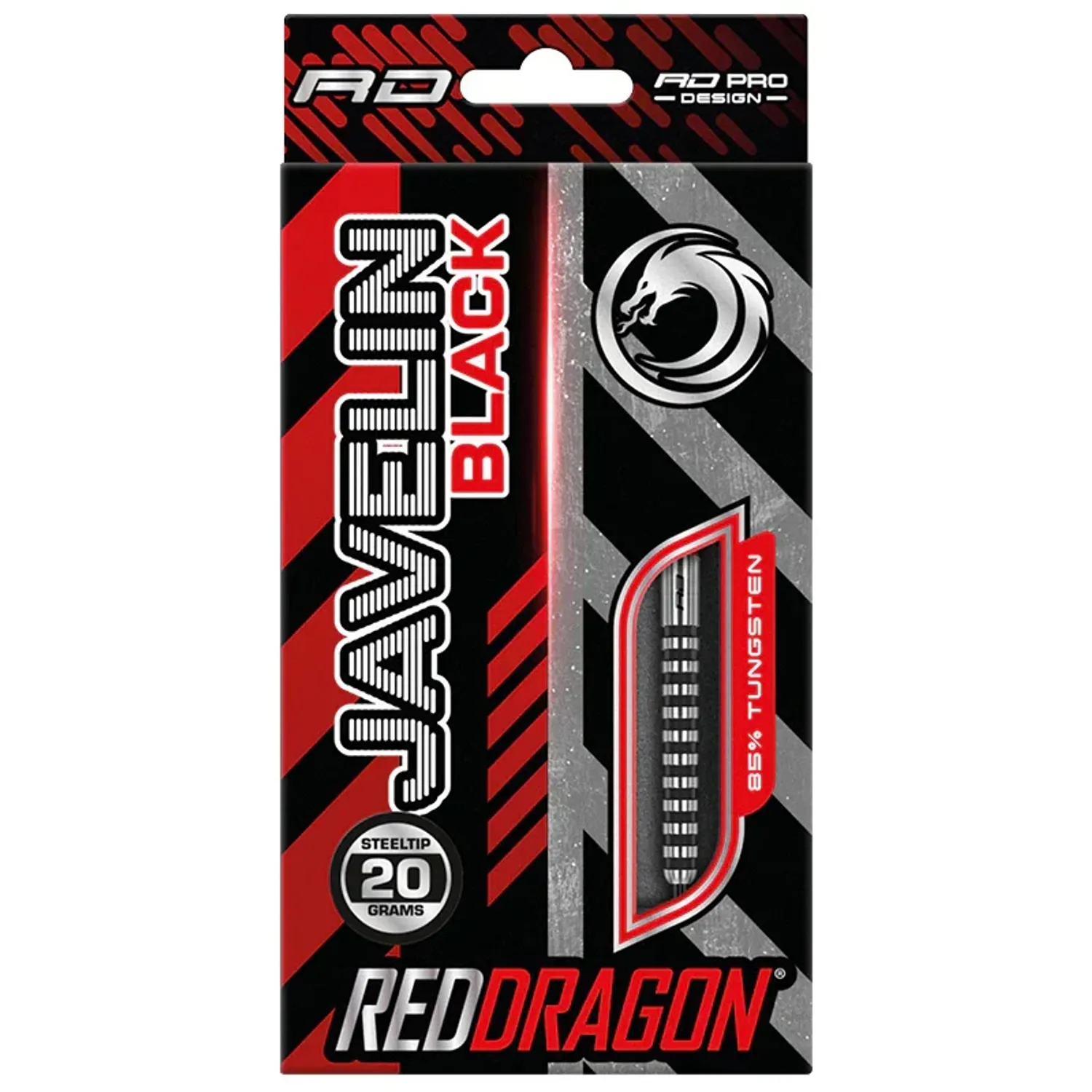 RED DRAGON JAVELIN BLACK 85% Tungsten Steel Tip
