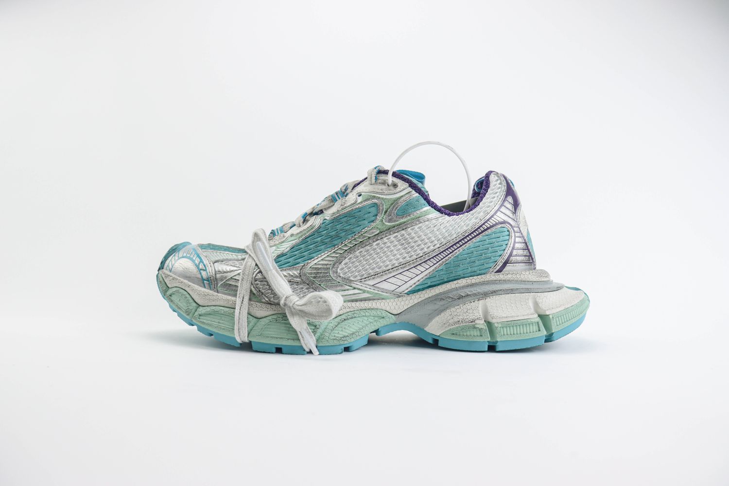 Balenciaga 3xl Sneaker in Light Blue/white/purple