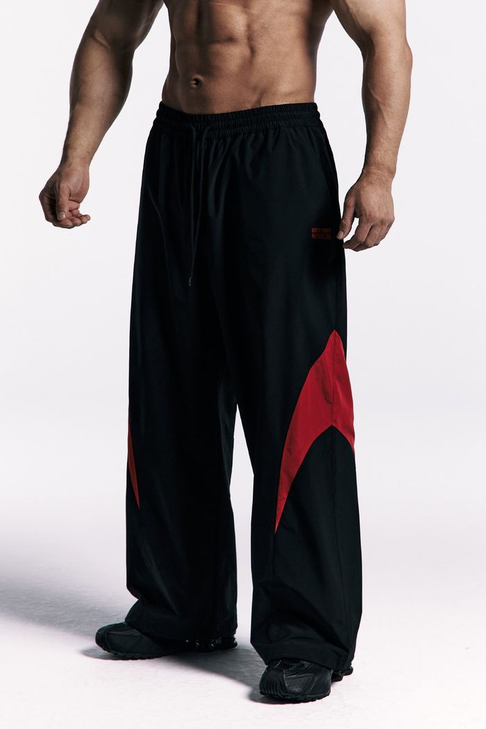 [HDEX X PHYSICAL: ASIA] Color Block Pants Black