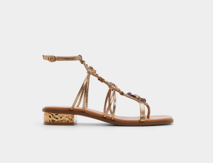 SANDJEWEL-711-GOLD-L Cas Sandals