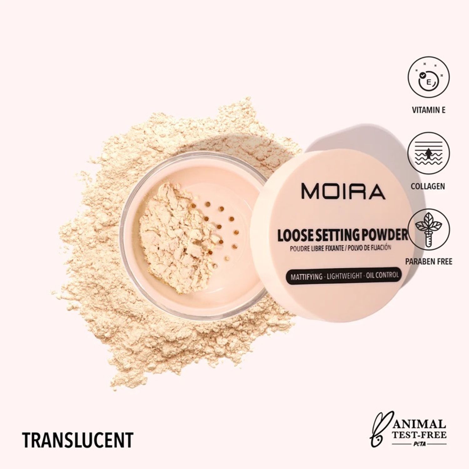 Moira Loose setting powder /001/ translucent
