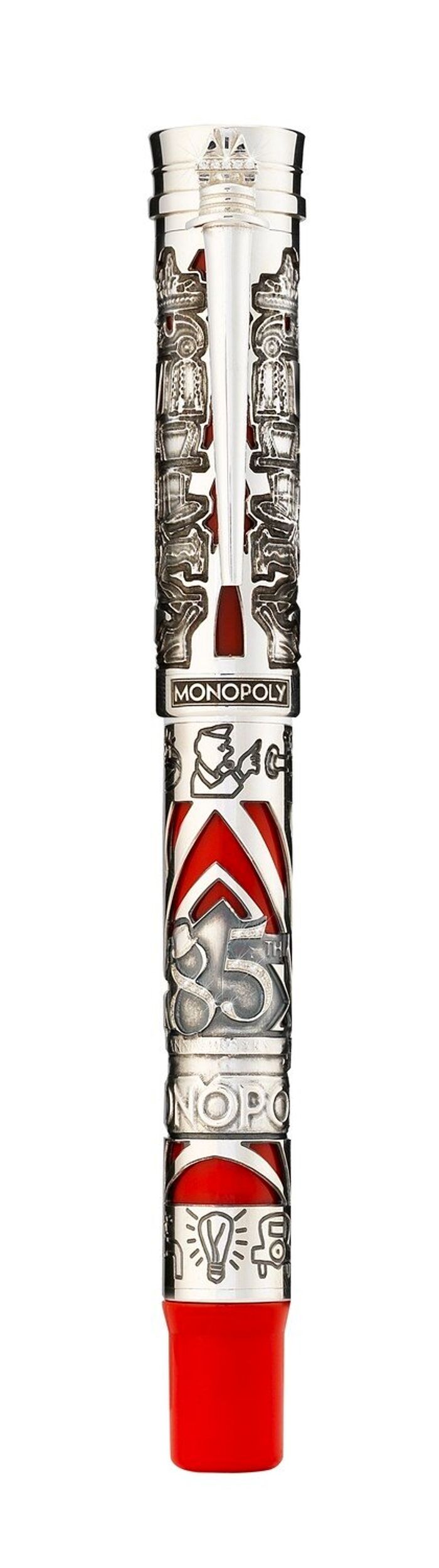 Montegrappa Monopoly L.E. 85th Anniversary, Fountain Pen, Silver, Medium