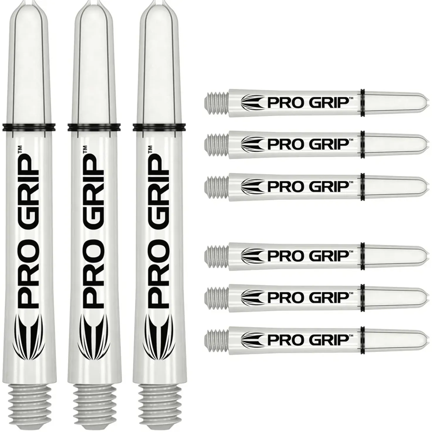 Target Pro Grip White Shafts