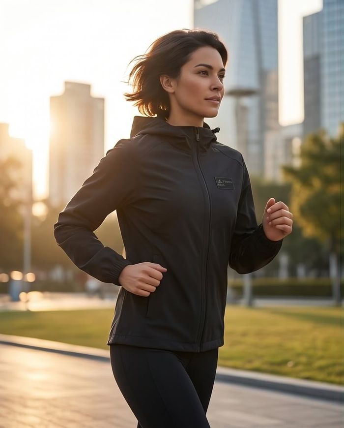 WINDBREAKER WOMEN BLACK