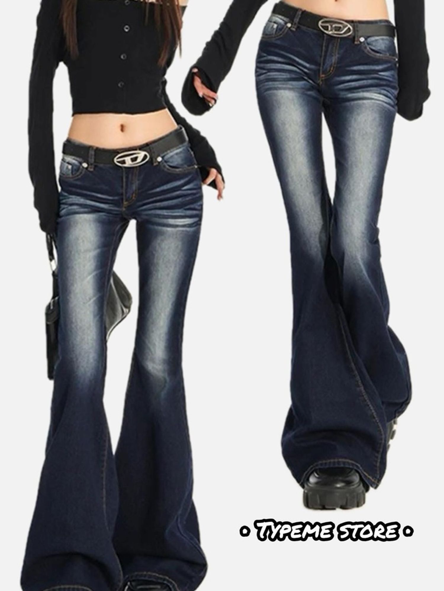 Low rise trapez jeans жеанс өмд