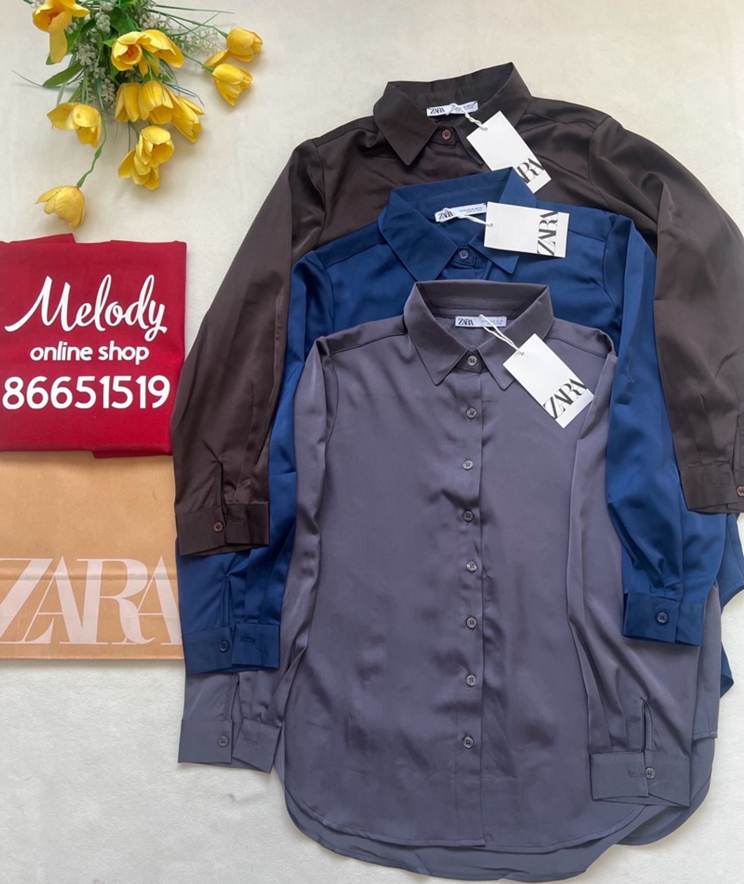 zara silk sorochik (3unguur)