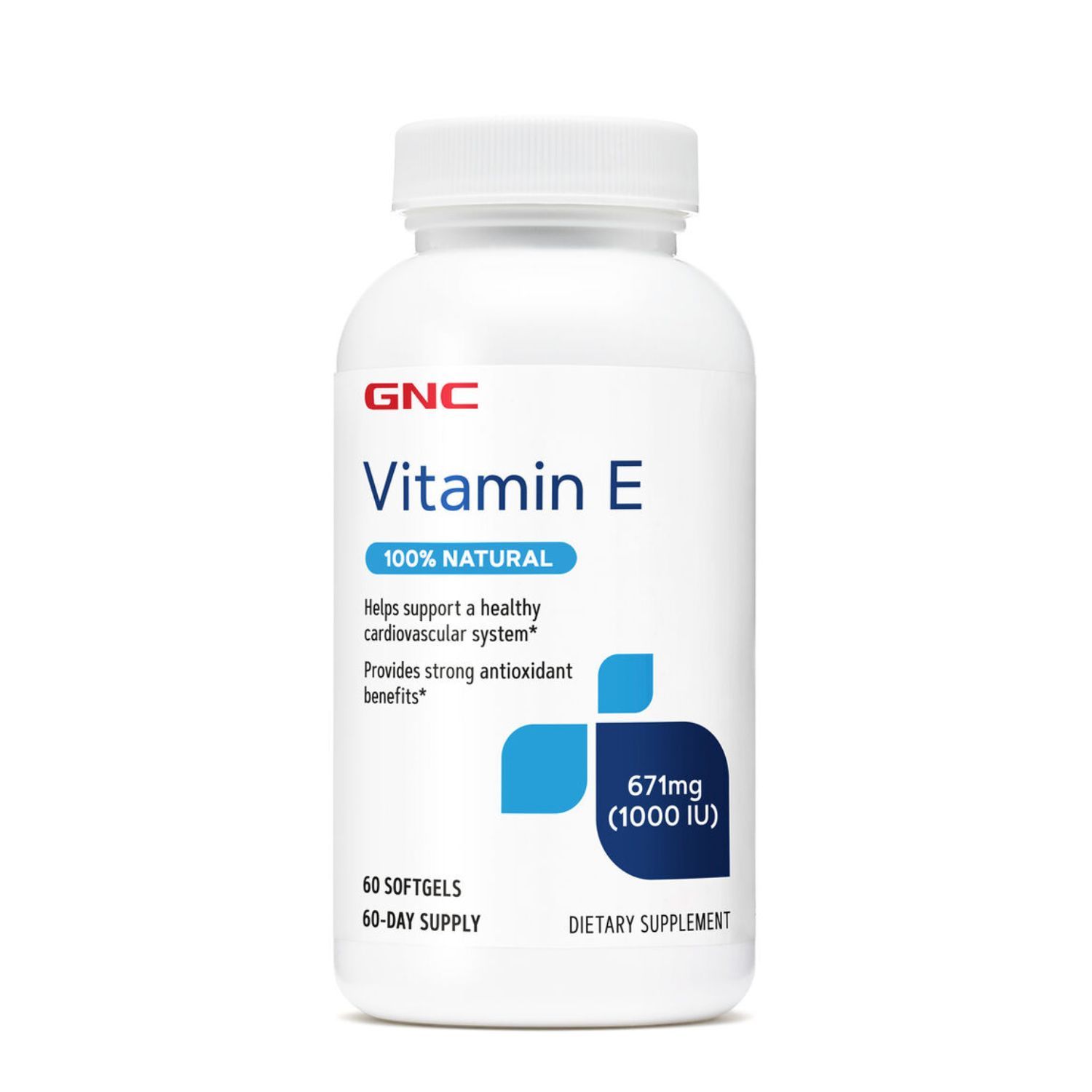 Vitamin E 100% Natural 1000IU - 60ш  Softgels
