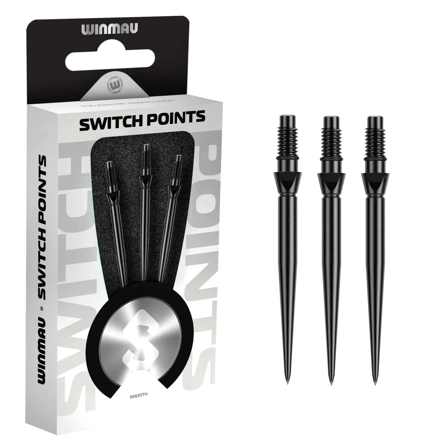 WINMAU Switch Points - Smooth Black