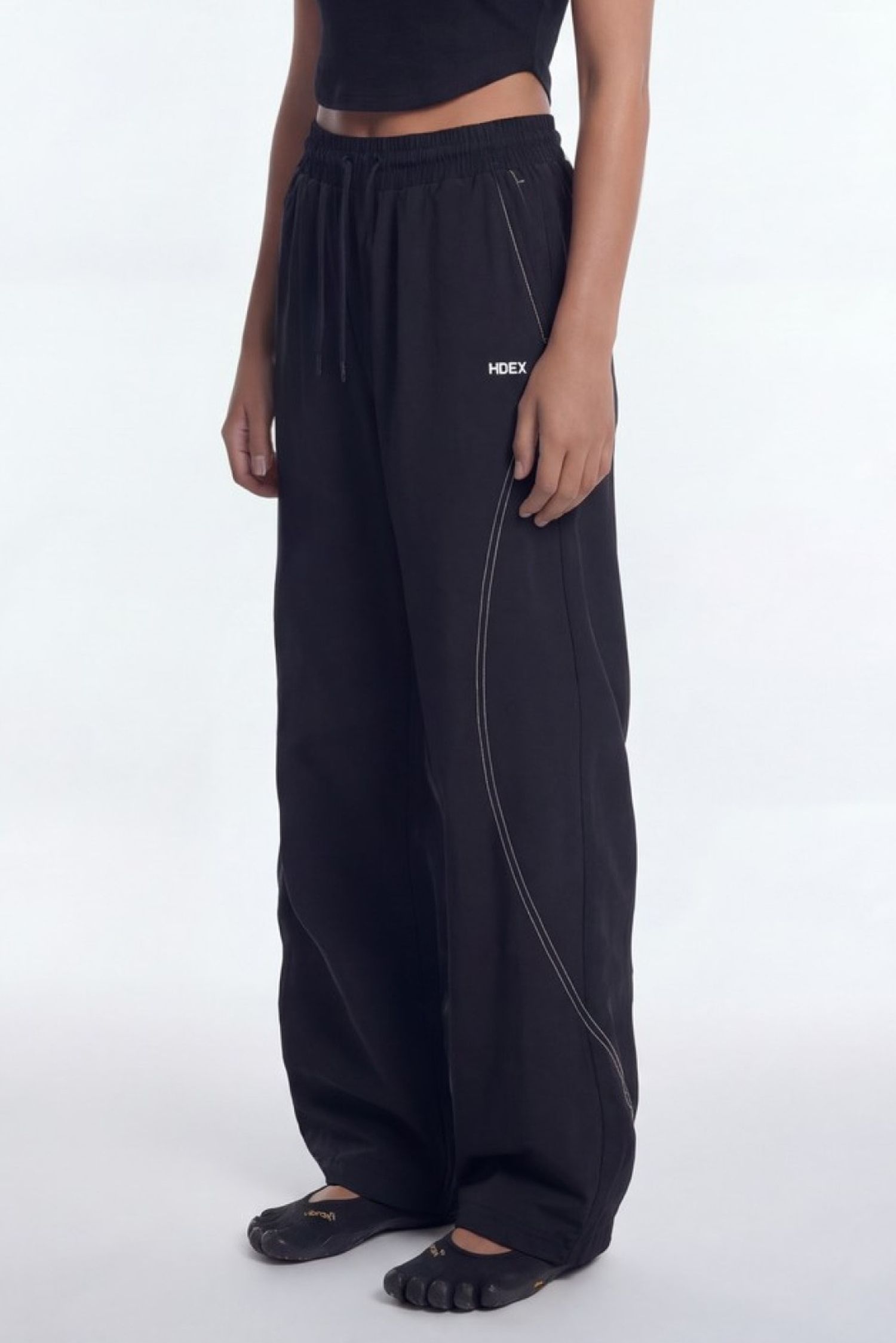 Stitch Curved Nylon Span Pants W