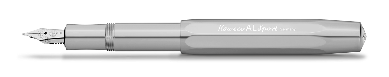 Kaweco AL SPORT Fountain Pen Raw Broad Nib 