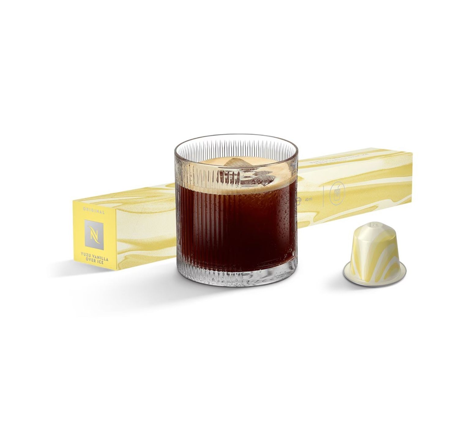 Yuzu Vanilla Over Ice