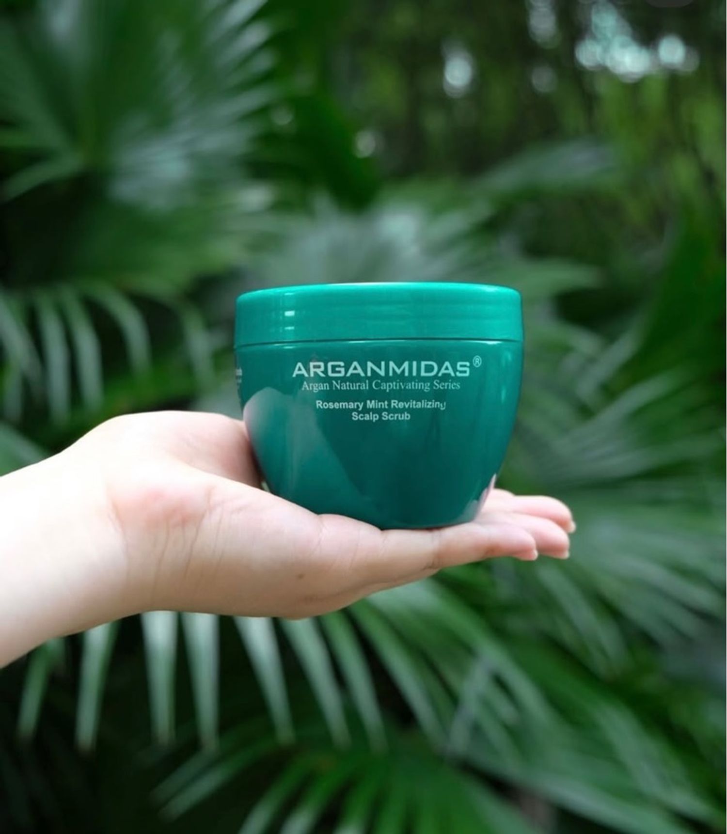 Arganmidas rosemary mint scalp scrub
