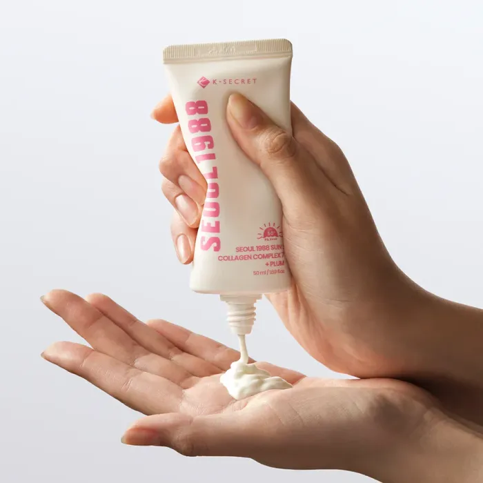 K-SECRET SEOUL 1988 Sun: Collagen Complex 7 + Plum SPF50+ PA++++