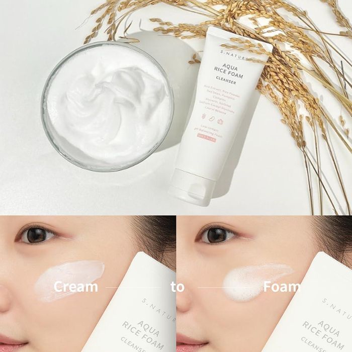 S.Nature Aqua Rice Foam Cleanser