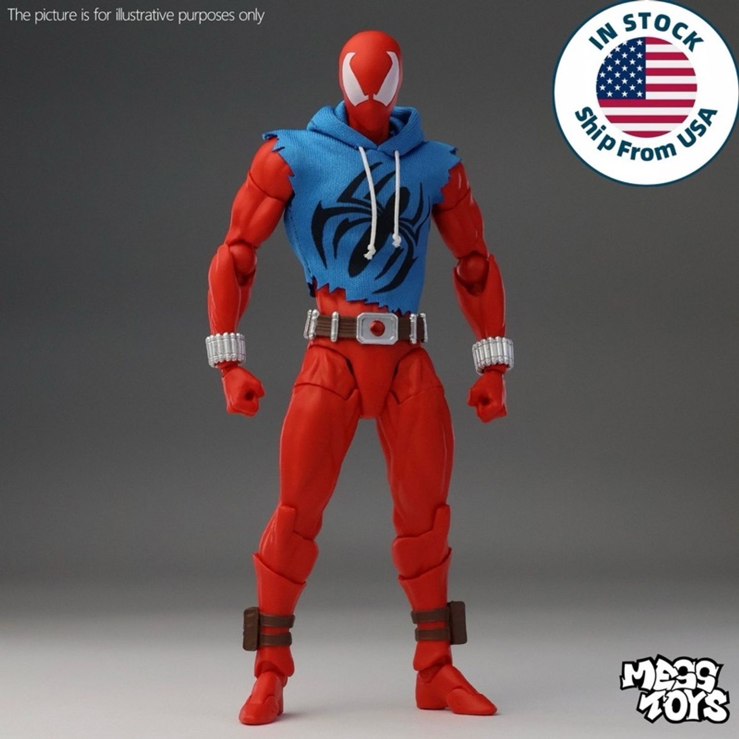 Mess Toys Scarlet Spider man