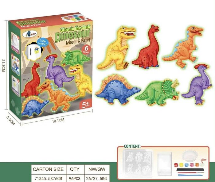 glow in the dark space Dinosaur 