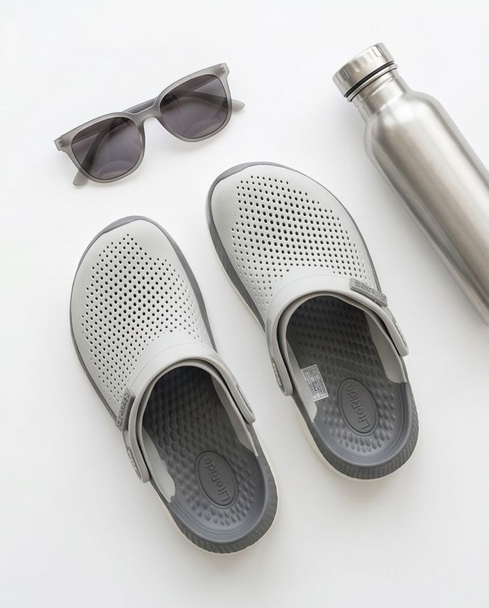 crocks ride grey