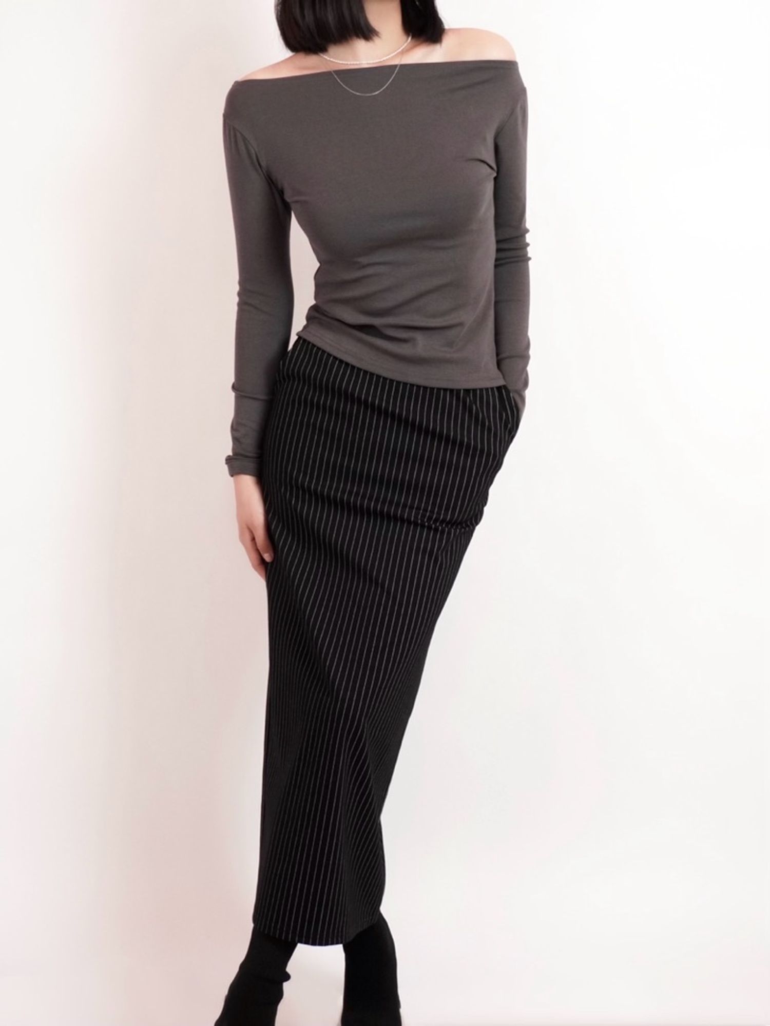 Striped long skirt /хар/ 
