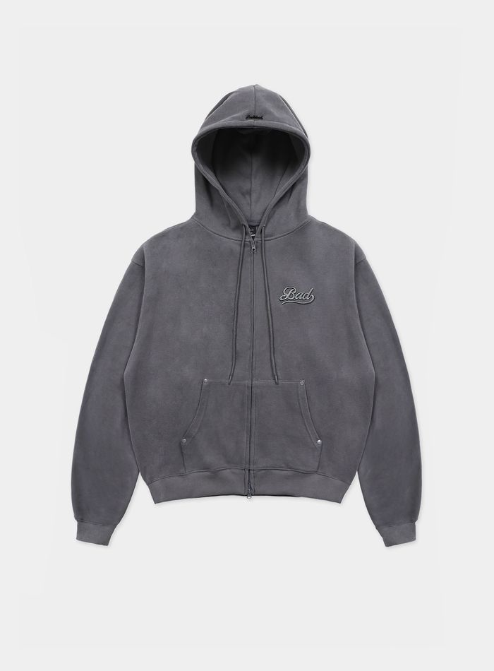 Beyond Soft Zip-Up Hoodie - Charcoal