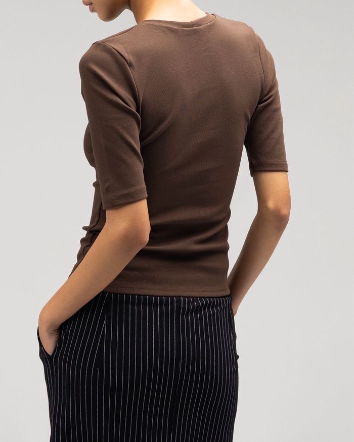 Basic midi sleeve top