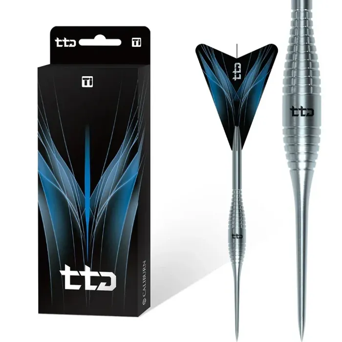 CALIBURN TTD Darts - Complete Titanium Dart - T2 - Silver 