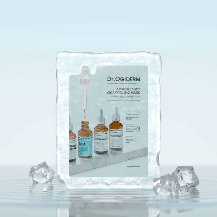 Dr.Ogiderm ampoule shot cica cooling mask 30ml