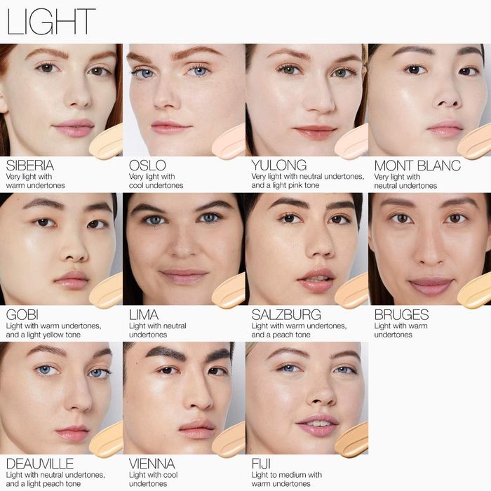 NARS  Light Reflecting Skin Improving Medium Coverage Foundation with Cacao Peptides