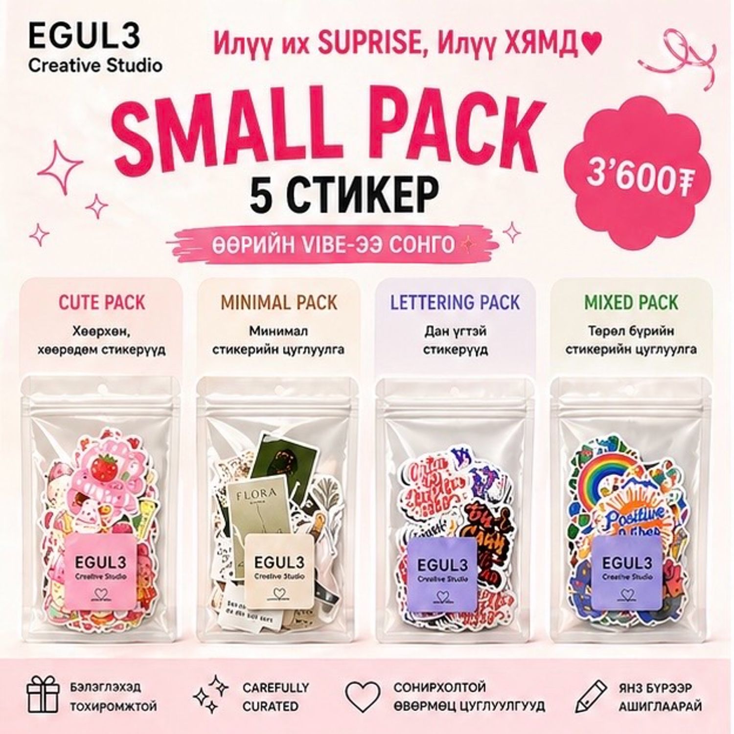 🎉SURPRISE STICKERS✨ | 5 СТИКЕР