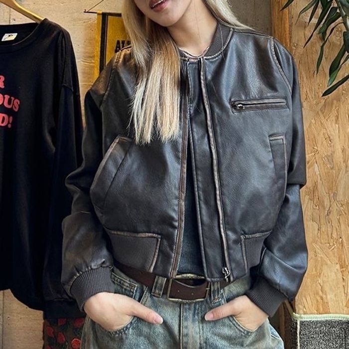 Leather jacket савхин хүрэм