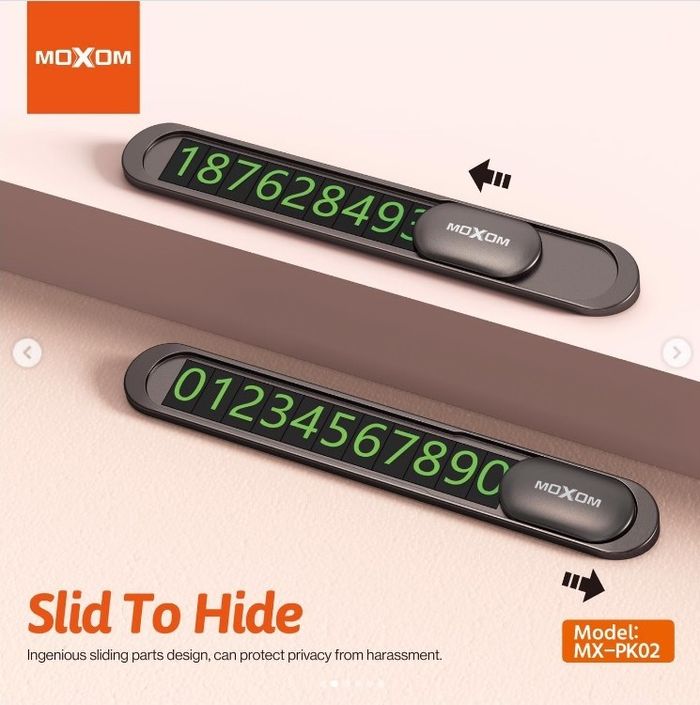Moxom MX-PK01  Машины Зогсоолын Дугаар (Гэрэлтдэг)