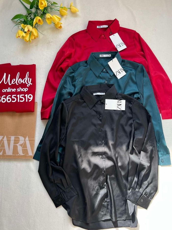 zara silk sorochik(ulaan)